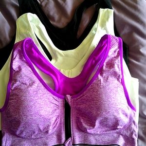 3 Racer back bras